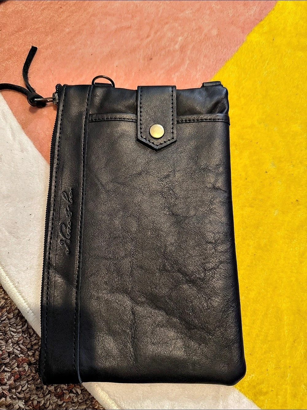 Nena and co Black Crossbody Wristlet